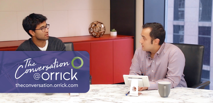 video still of Sujay Tyle and Samir Bakhru discussing Startup Pitfalls: Stock Vesting Acceleration