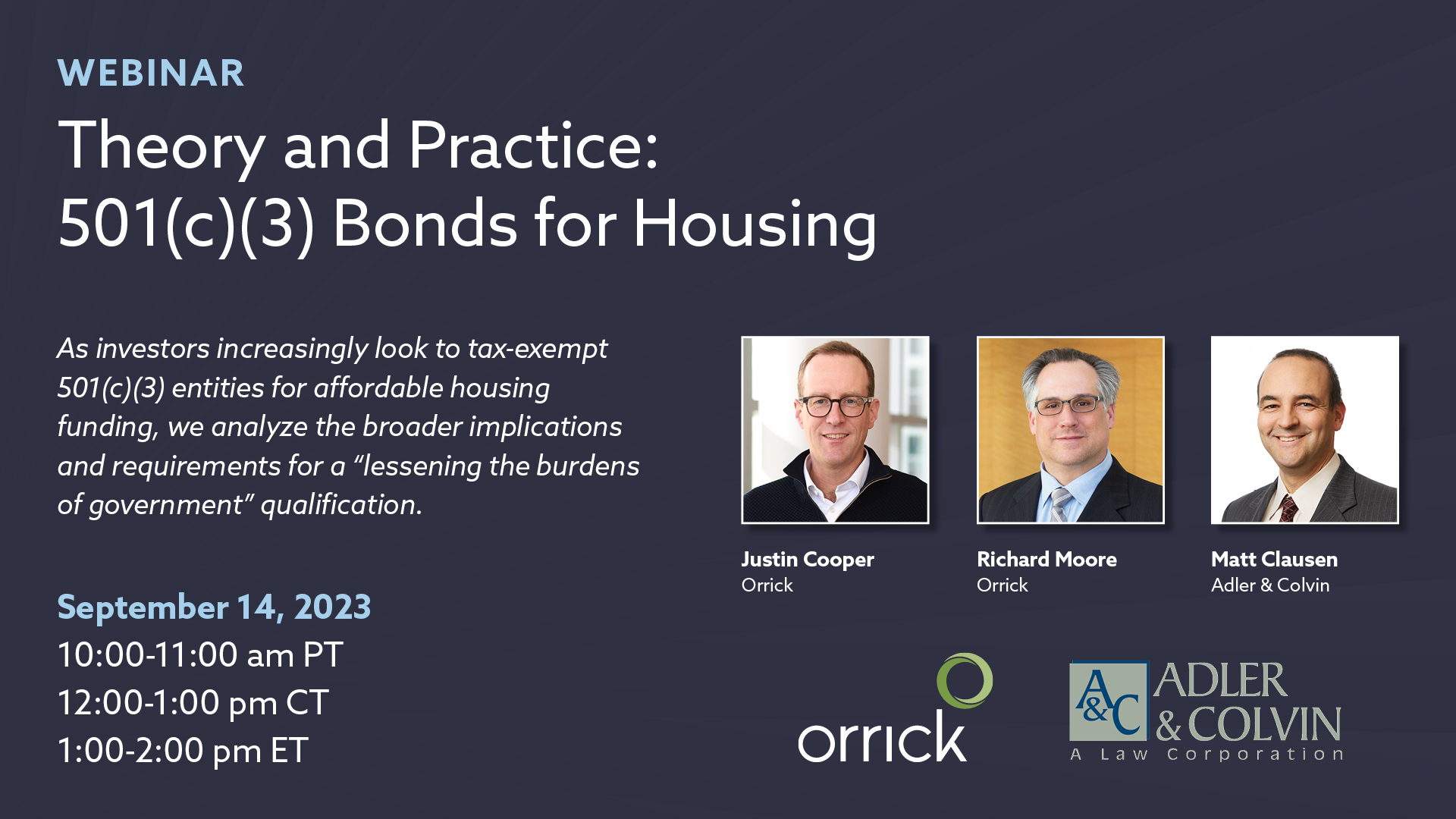Theory and Practice: 501(c)(3) Bonds for Housing