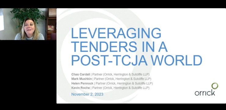 Webinar Recording: Leveraging Tenders in a Post-TCJA World