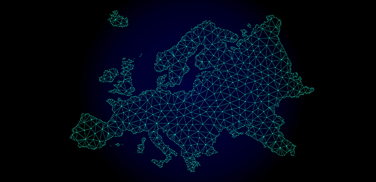 Europe Digital Map