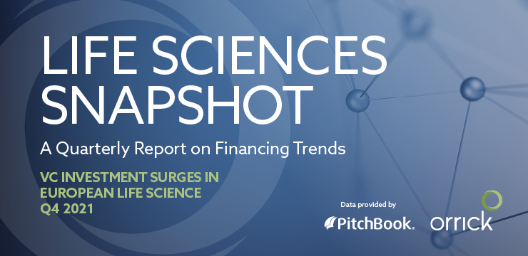 Life Sciences Snapshot – A Quarterly Report on Financing Trends – Q4 2021