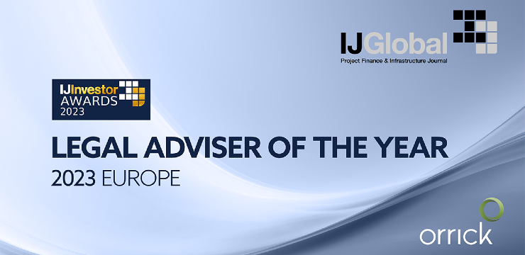 Orrick: Legal Adviser of the Year - 2023 Europe | IJ Investor Awards