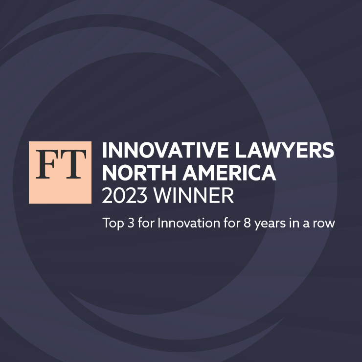 FT Innovative Lawyers North America 2023 Winner