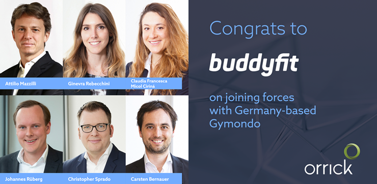 Congrats to buddyfit on joining forces with Germany-based Gymondo