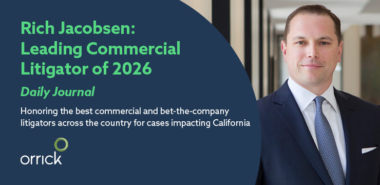 Rich Jacobsen Named to Daily Journal’s List of California’s Leading Commercial Litigators