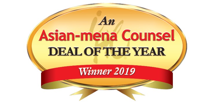 Asian mena Counsel Deal of the Year Winner 2019