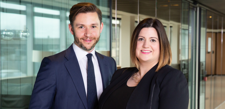photo of Orrick partners James Lloyd and Keily Blair