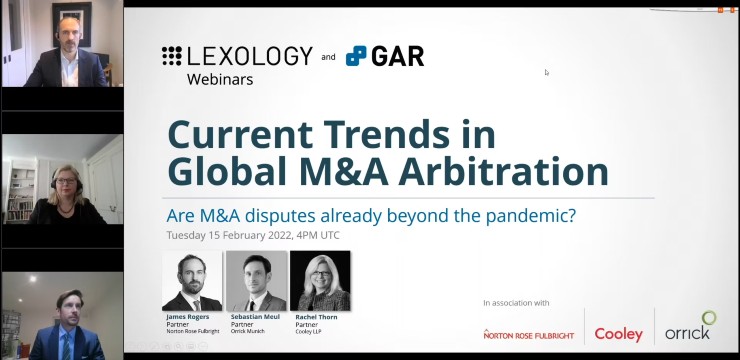 Current Trends in Global M&A Arbitration | Are M&A disputes already beyond the pandemic?
