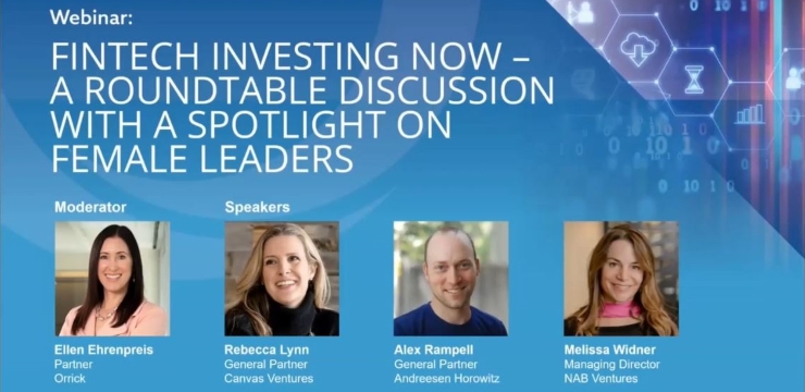 Fintech Investing Now: A Roundtable Discussion with a Spotlight on Female Leaders